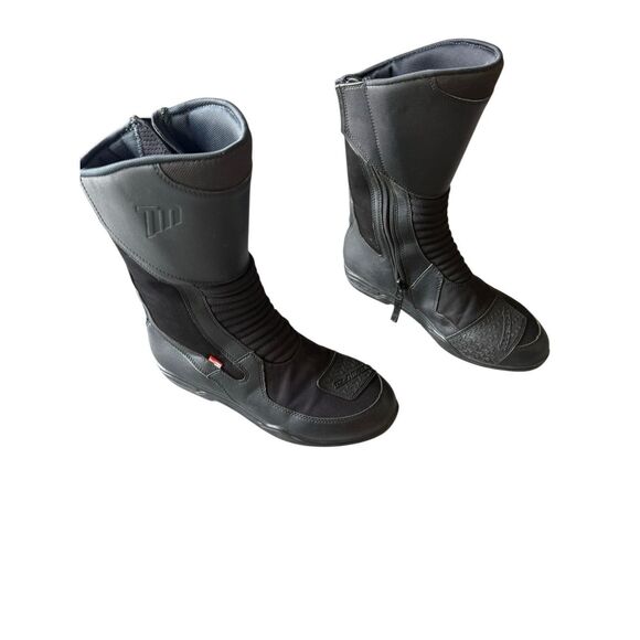 Tourmaster Epic Air Touring Boots Outdry Black Motorcycle Men’s 10 - Picture 1 of 7